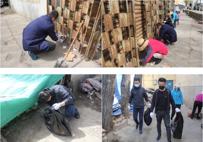 中共青海省第三建筑工程有限公司支部委員會開展“黨旗領航，愛衛(wèi)同行”主題黨日活動